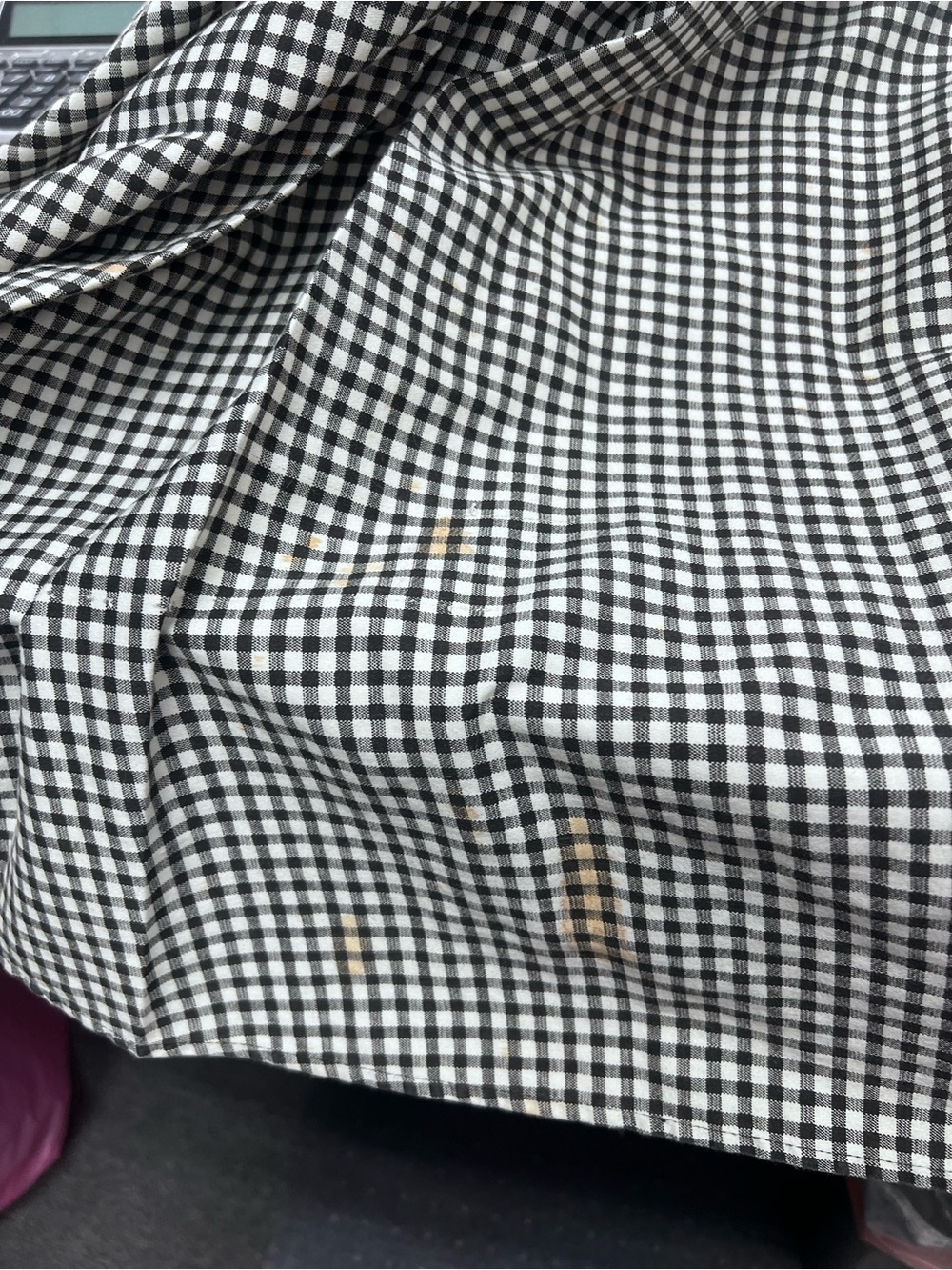 RARE Deadly Dames by Micheline Pitt / Pinup Couture Gingham Courtesan Swing MED - Picture 5 of 8